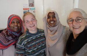 Suad and Obah from Somali Kitchen, Liis and Ruth from SCA